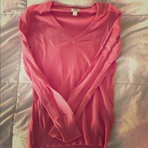 Size small women’s coral J. Crew sweater